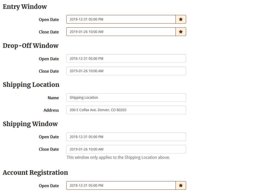Edit Competition Info 2