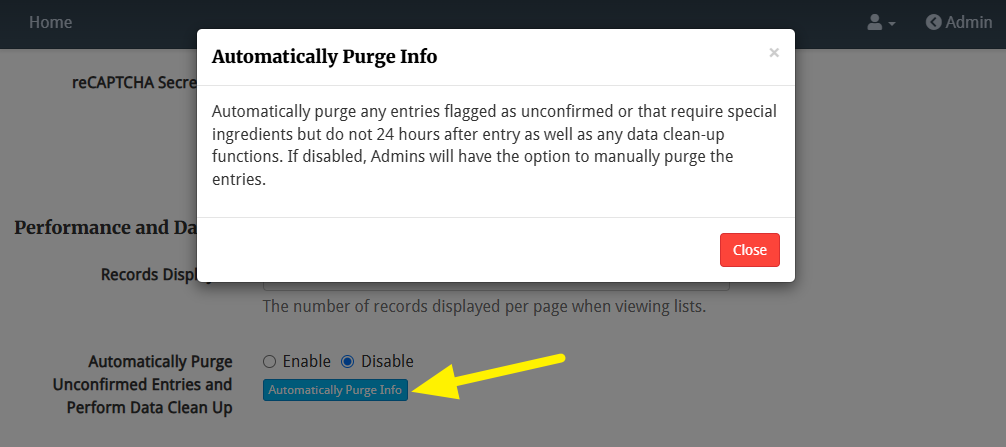 Website Preferences 2